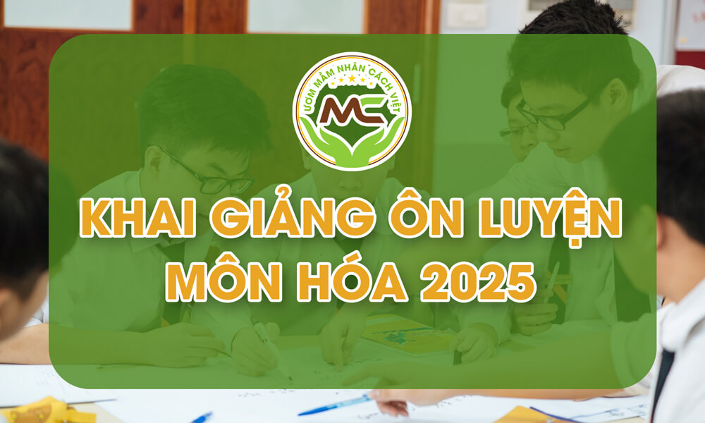 Liên tục tuyển sinh khai giảng các lớp ôn luyện tuyển sinh môn Hóa học năm 2025